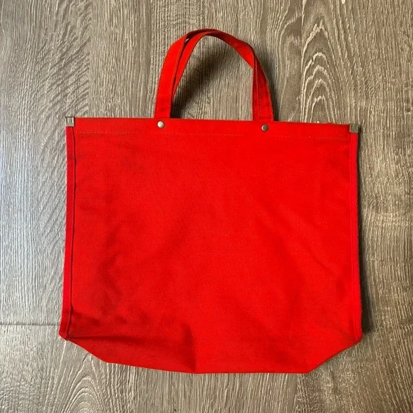 1976 Sanrio Hello Kitty Vintage Red Canvas Tote Bag - Picture 3 of 10